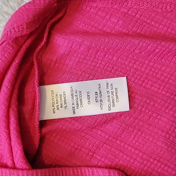 RICKI'S~ Sleeveless Top, Pink, S - Picture 6 of 6